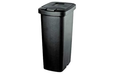 HOME 35 Litre Touch Top Kitchen Bin - Black
